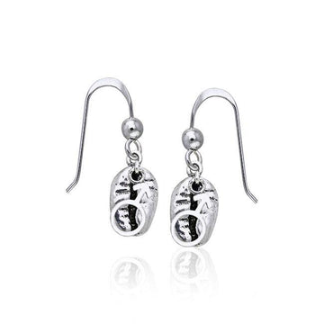 Coffee Bean Earrings TE614 - Jewelry